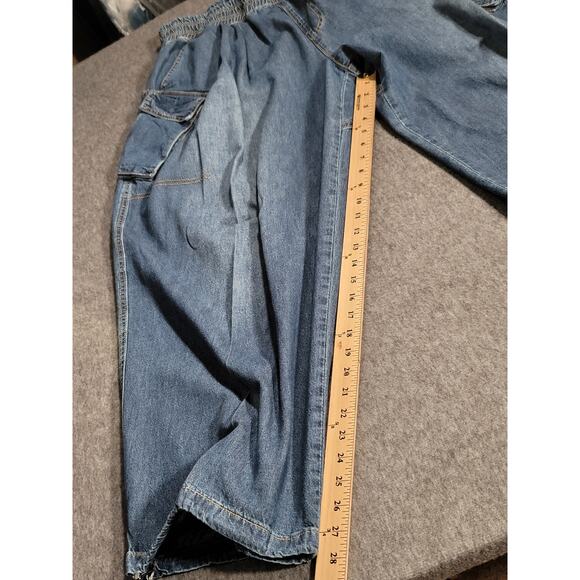 Free People x One Teaspoon Parachute Denim Jeans  Pull-On Light Wash Plus Sz XXL - Picture 16 of 16